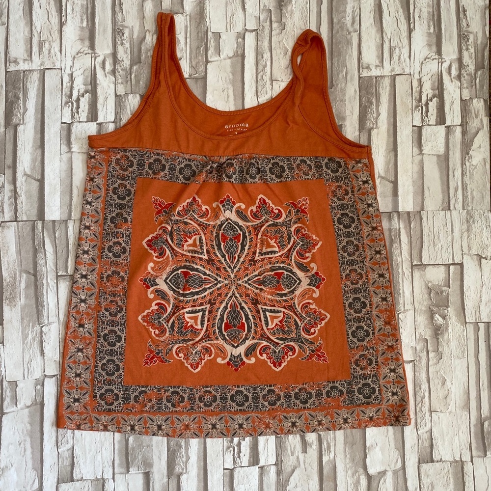 *host pick* Sonoma orange tank
